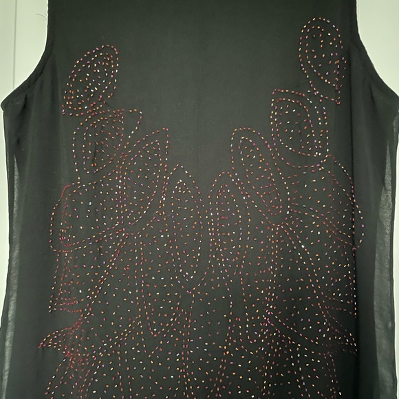 Black beaded flapper dress - Picture 4 of 15